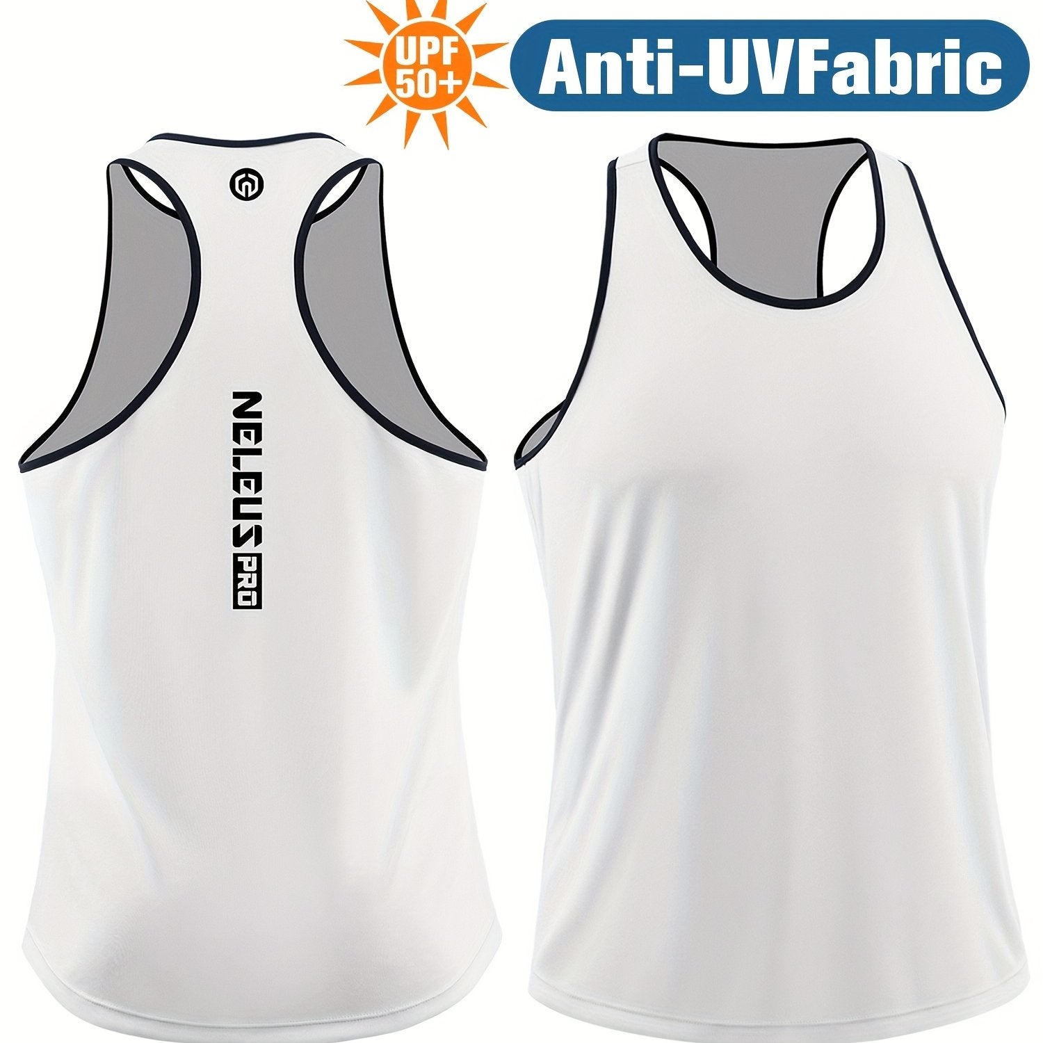 Men's UPF 50 Athletic Vest for Sun Protection