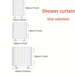 Money Shower Curtain Cash Theme Bathroom Decor Waterproof Polyester