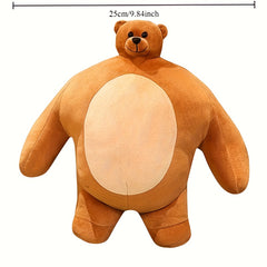 Cute Teddy Bear with Funny Head & Muscular Body - Birthday Gift