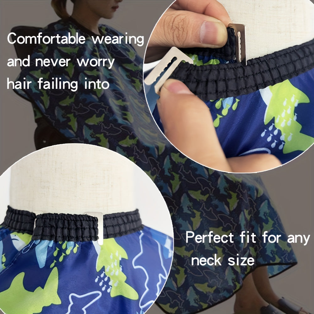 Kids' Hairdresser Cape with Snap Closure