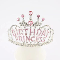 Birthday Princess Crown Birthday Girl Tiara Princess Hairband Headband