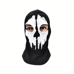 Ghost Skull Face Mask Halloween Dress Up Hat Outdoor Riding Mask