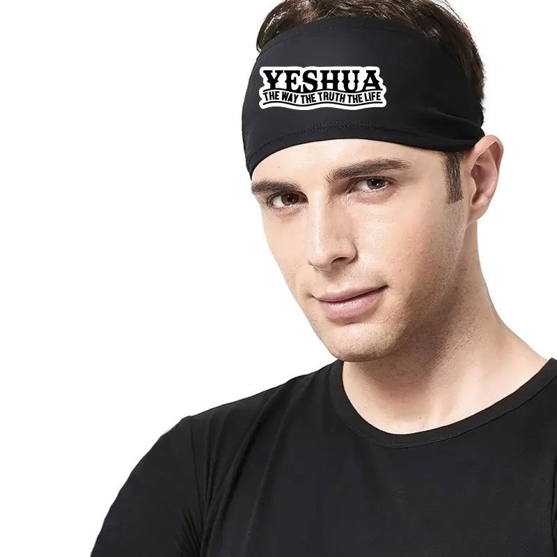 Yeshua Sports Headband for Men Breathable Mesh Washable & Reusable