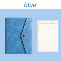 A5 Faux Leather Office Notebook Binder