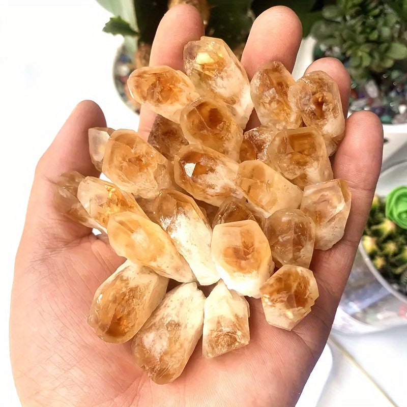 Natural Topaz Raw Stone Crystal Rough Point Bulk Reiki Mineral Specimen