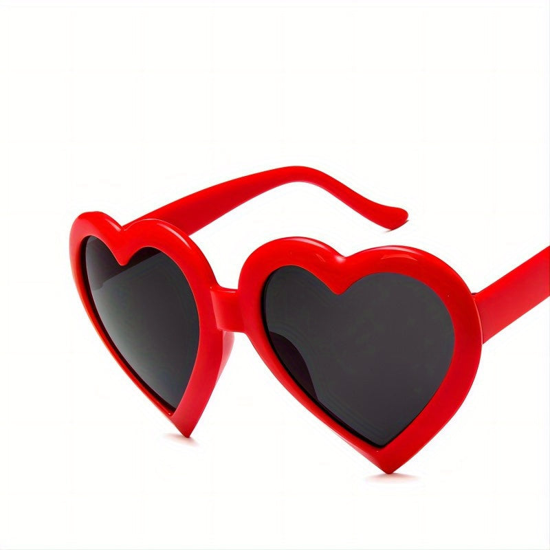 Heart Sunglasses For Women Men Block Wrap Around Eyewear UV400