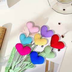 Hand Knitted Bouquet Material Bag Woolen Crochet DIY Gift Set