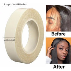 3M 9ft Ultra Hold Hair Tape - Double Sided Tape for Wigs & Extensions