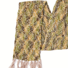 Casual Tassel Knitted Scarf for Women