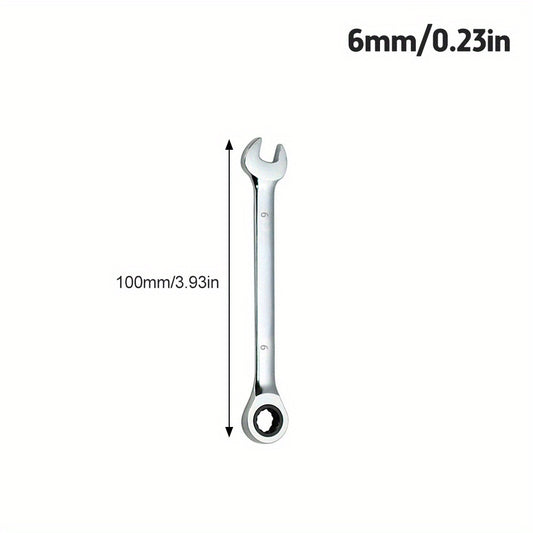 6MM 17MM Ratchet Wrenches Universal Spanners Car Repair Hand Tools