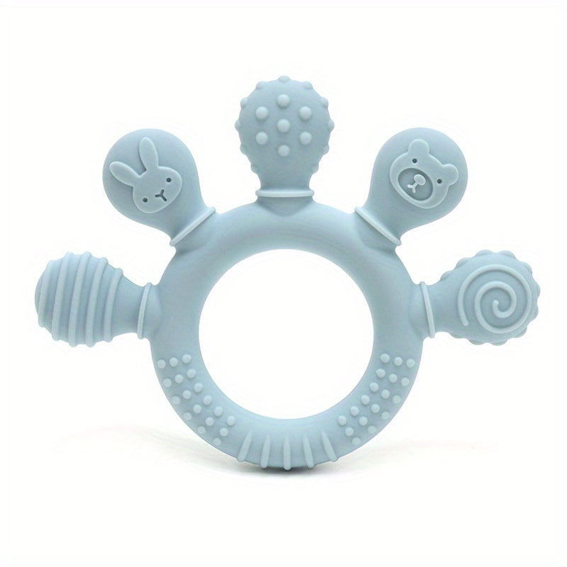 Idela Baby Teething Ring Silicone Teether for Infants