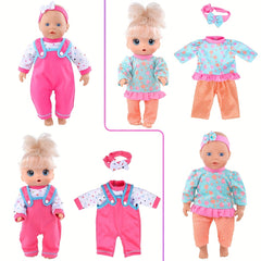 10 Sets of Clothes for 10-14 Inch Dolls, Dolls Not Included