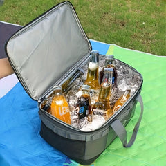 Camping Storage Bag Portable Picnic Set Insulated Outdoor Ice Pack