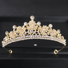 Baroque Vintage Tiara Headband Bridal Wedding Rhinestone Crown Hair Hoop