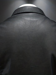 Men's Retro Lapel Cycling Jacket Wind & Rain Protection