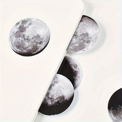 Moon Mini Paper Stickers Circular Designs for Scrapbooking & Decoration