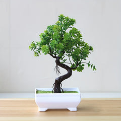 Artificial Potted Bonsai Plant for Home Decor