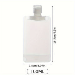 Travel Containers 30ml 50ml 100ml Leak Proof Refillable Liquid Bags Bottles