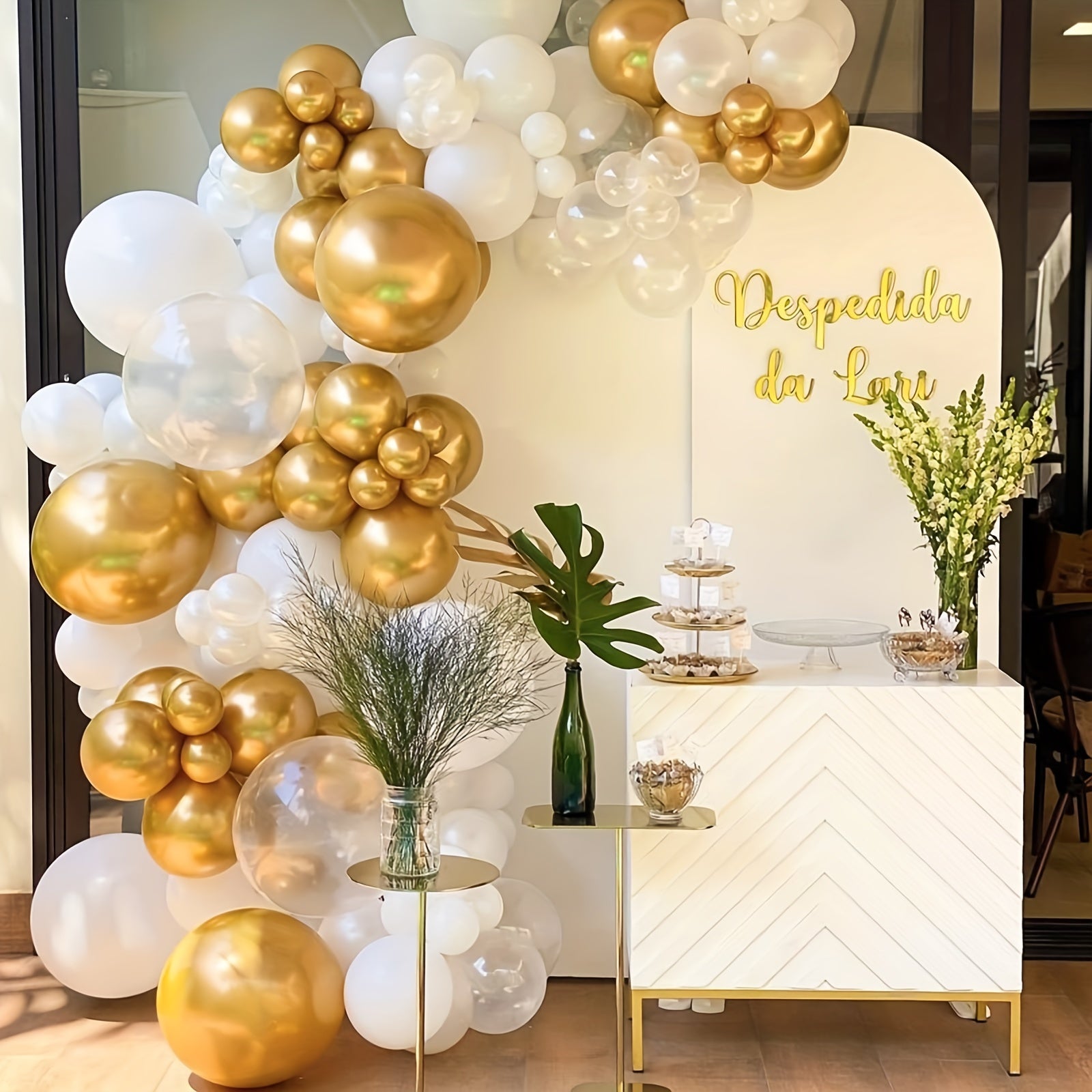 149pcs Metallic Golden Balloons Kit for Birthday Party