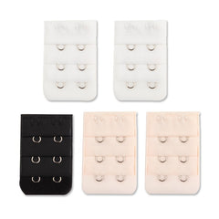 5pcs 2 Hooks Bra Strap Extenders Adjustable Band Buckle Women's Lingerie