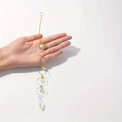 Crystal Sun Catcher Wind Chime Devil's Eye Pendant