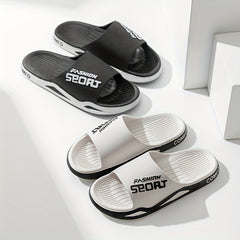 Men's Non Slip Slides Lightweight Slippers for Indoor Outdoor