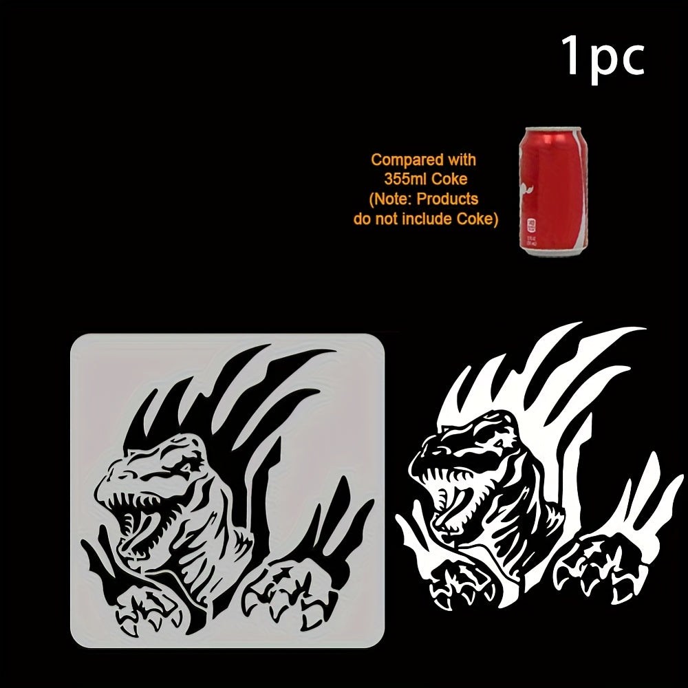 PET Dinosaur Stencil for Scrapbook 30x30cm Craft Supplies