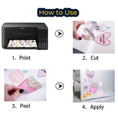 100 Labels 21 X 13 Address Labels Self Adhesive Mailing Labels