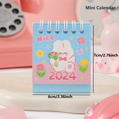 Tiny Cartoon Desk Calendar October - December