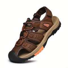 Men's Lightweight Closed Toe Sandals Anti-skid Beach Sandals