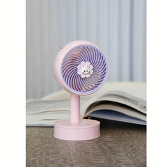 Mini Handheld Fan Cartoon Desktop Fan