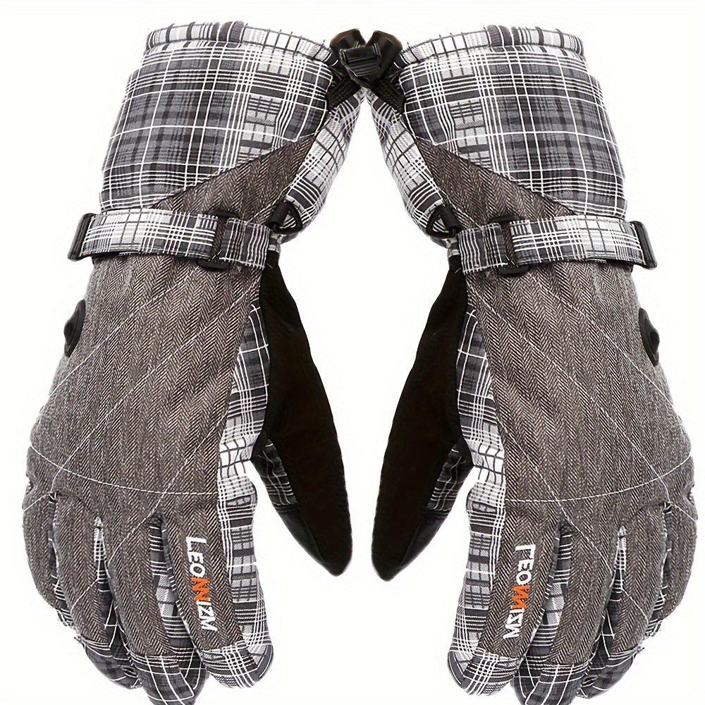 Men's Winter Ski Gloves for Cold Weather