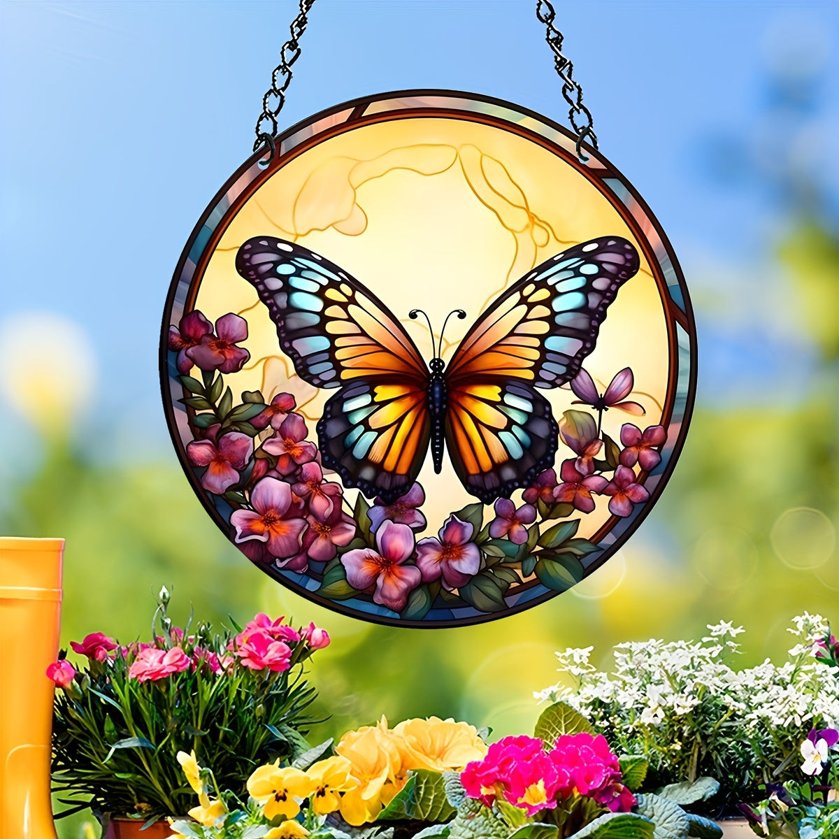 Butterfly Suncatcher Window Hanging Pendant Decoration