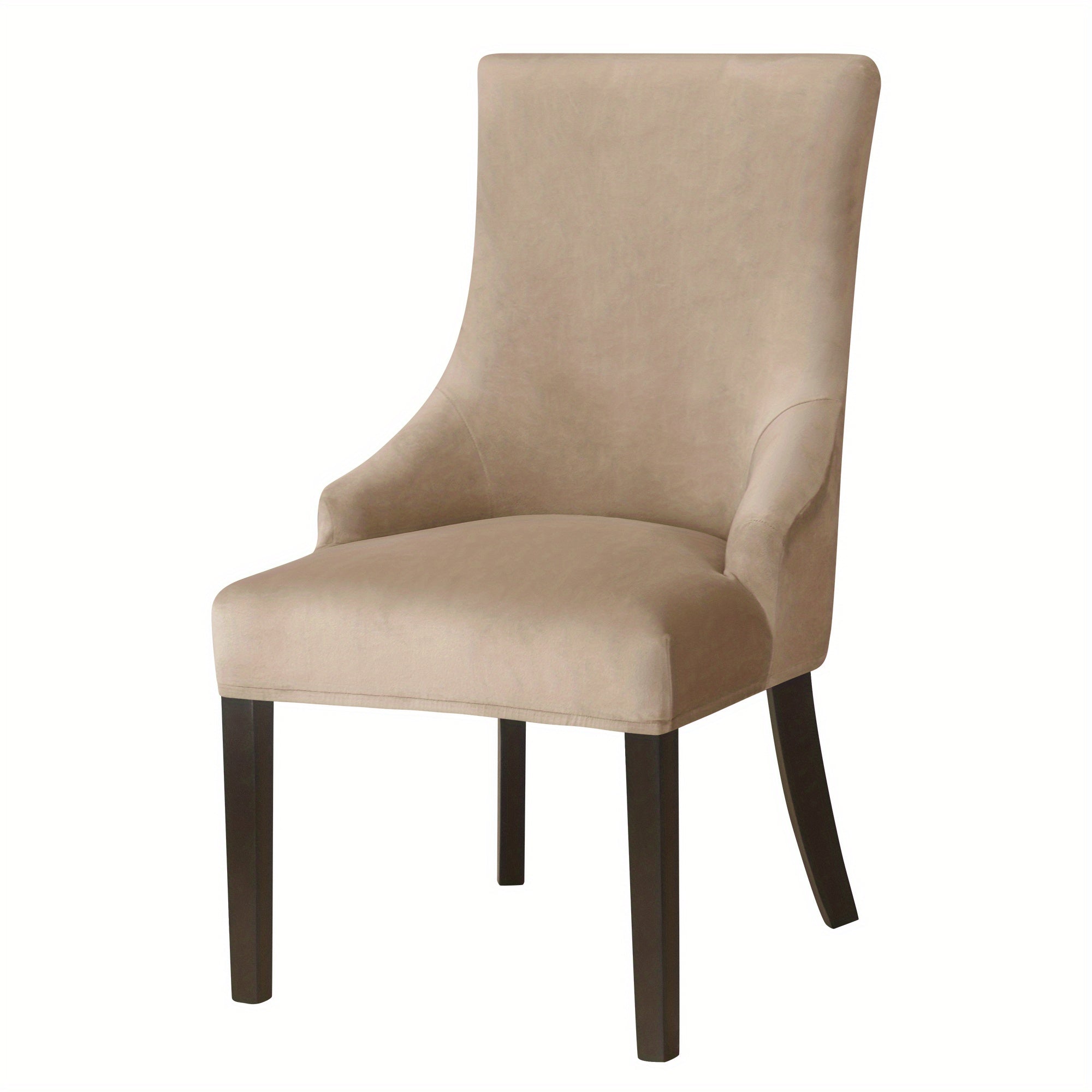 Non Slip Velvet Dining Chair Slipcover - Elegant Furniture Protection
