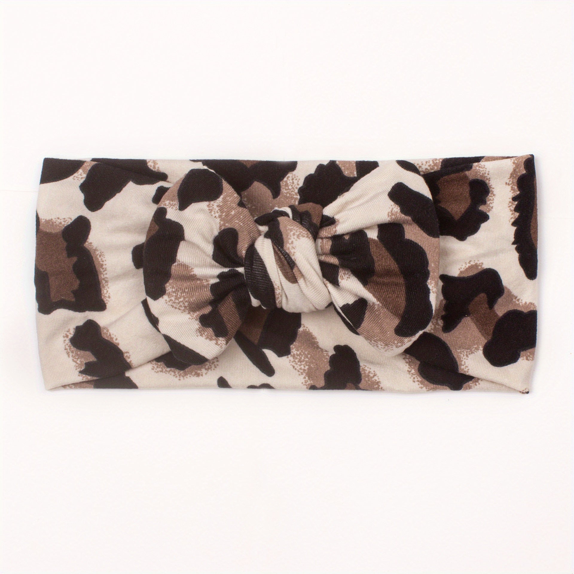 Leopard Bow Headband for Babies Girls