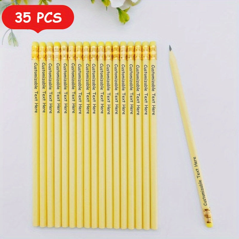 Customizable Resin Pencils in Macaron Colors - Personalized Writing Tools