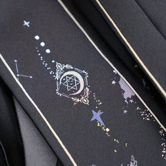 Vintage Silver Wire Print Men's Tie