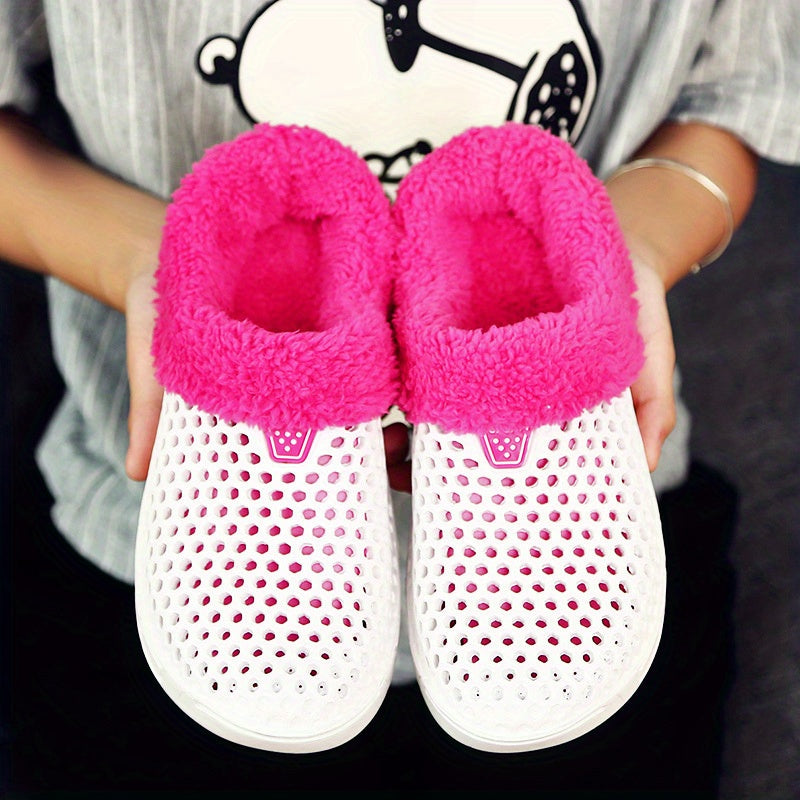 Women's Plush Lined Slip On Clogs - Cozy & Chic Shoes