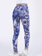 Floral Printed High Waist Yoga Pants