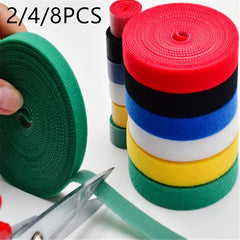 8pcs 10MM Plant Cable Ties Red Green Organizing Tape Reusable Sturdy