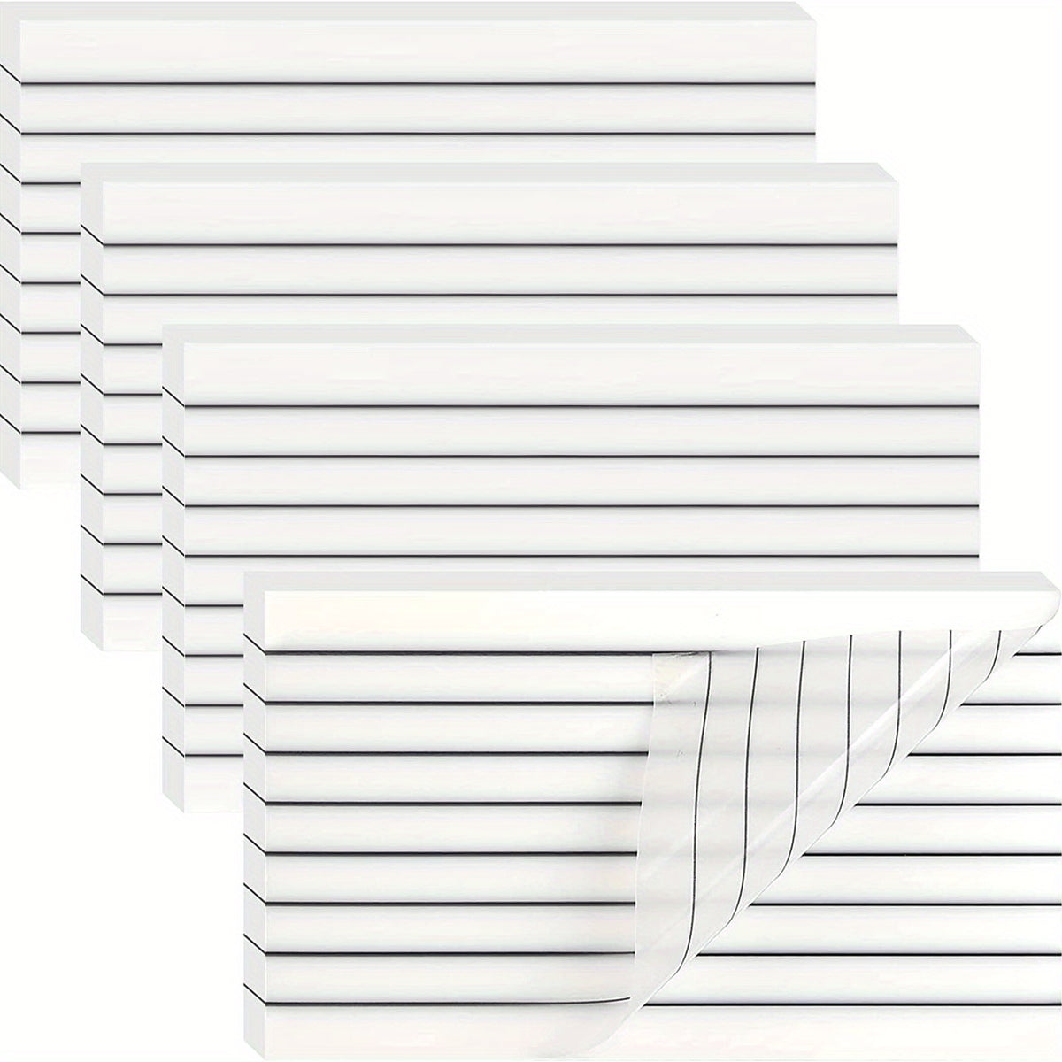 200 Sheets Line Transparent Sticky Notes Combo Pack