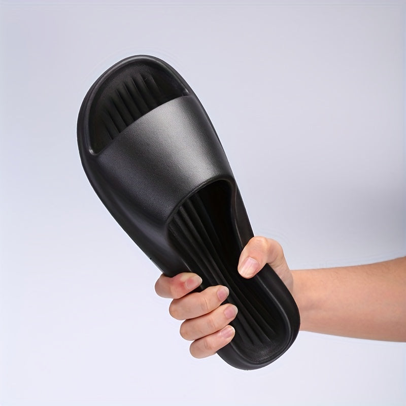 Men's Lightweight Non Slip Open Toe Quick Drying Slides