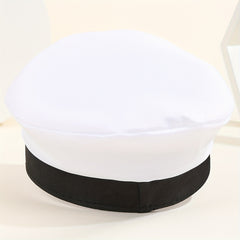 Embroidered Sailor Hat Cosplay Party Accessory Navy Cap