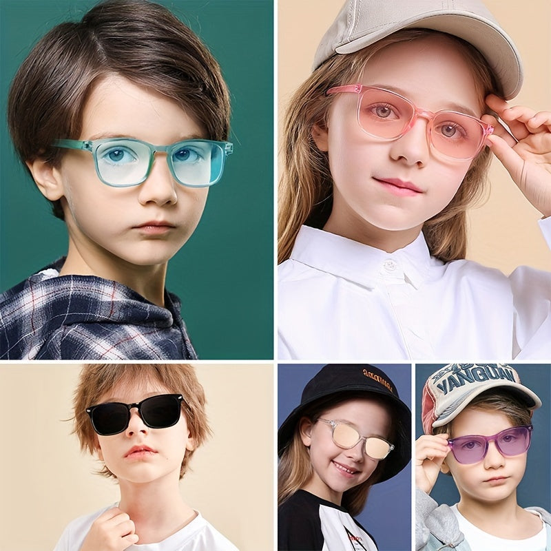 Kids Sunglasses UV Protection Boys Girls Outdoor Travel 2pcs