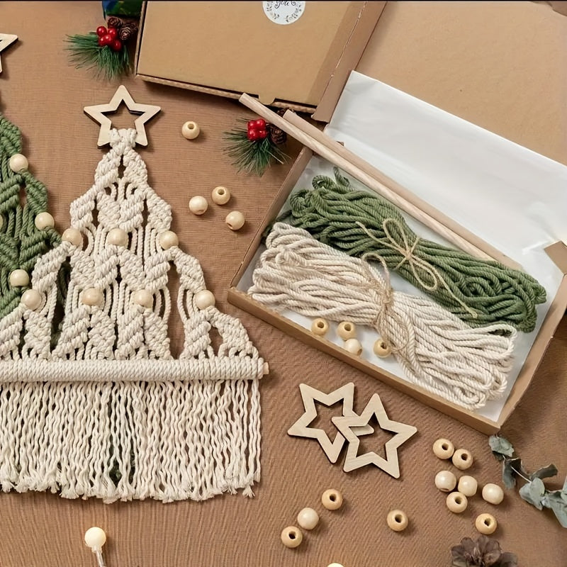 Woven Christmas Tree DIY Kit - Perfect Holiday Gift