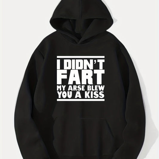 Funny Meme I Didn't Fart Print Hoodie Men's Winter Streetwear