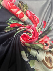  Colorblock Floral Print Tee Nightdress