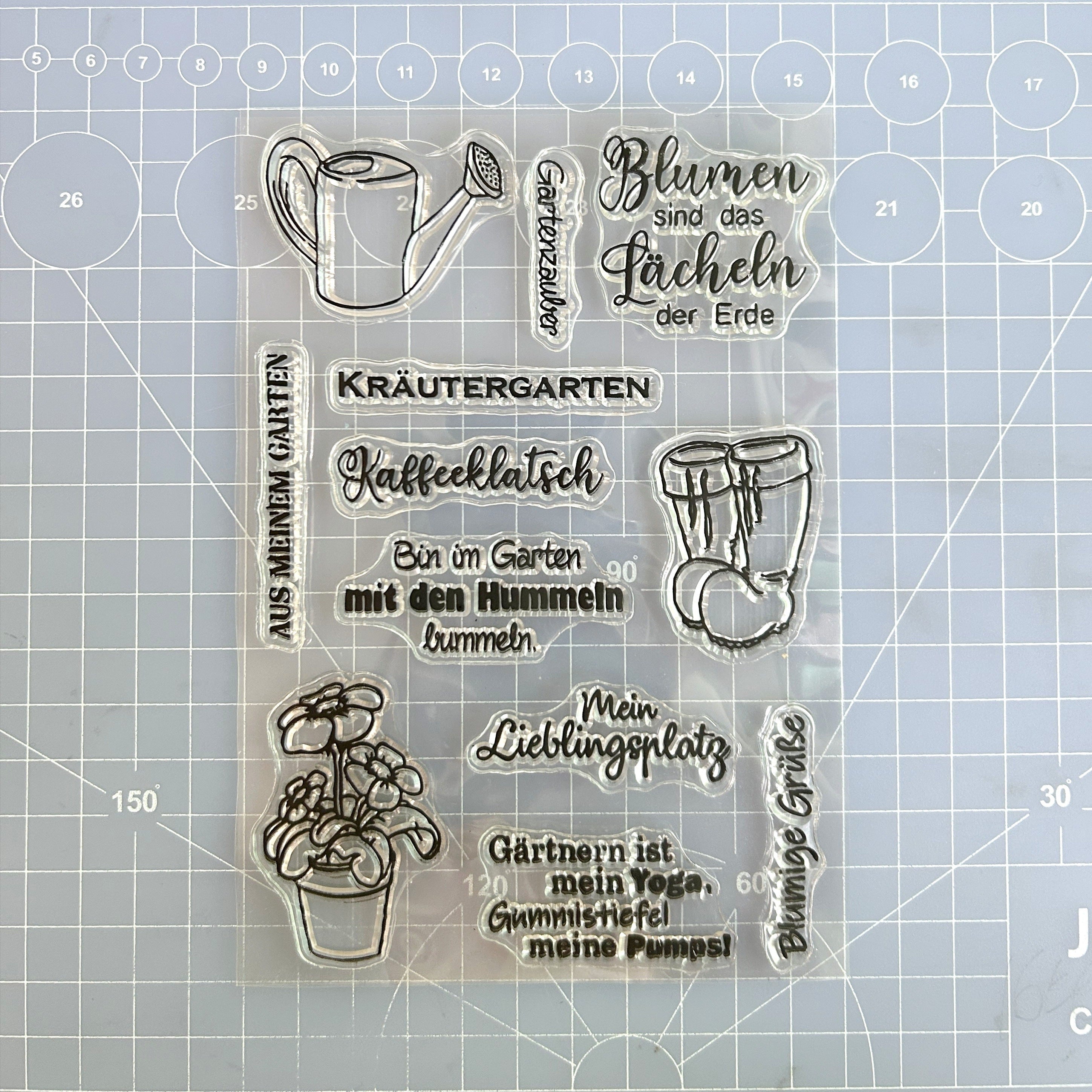 Flower Cartoon Transparent Stamp DIY Scrapbooking Decorative Card Making