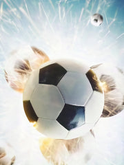 Flying Football 3D T Shirt Kids Short Sleeve Summer Tops