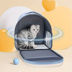 Breathable Cat And Small Dog Backpack Carrier With Large Capacity